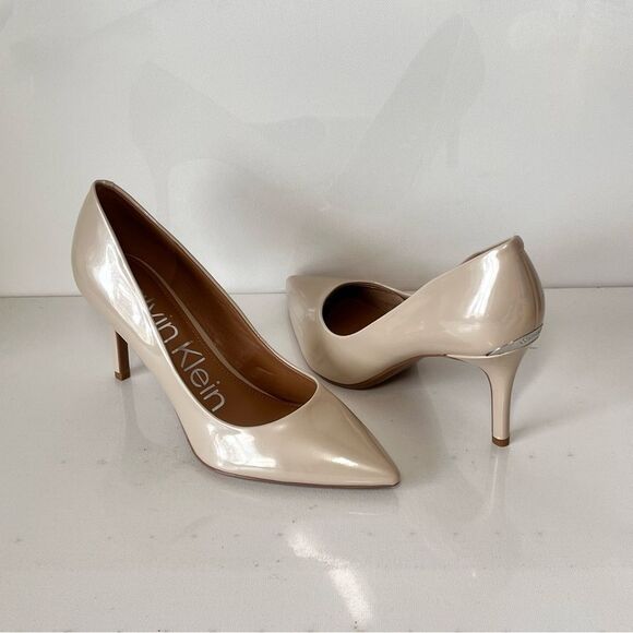 Calvin Klein Gayle Pointy Toe Slip-On Dress Pumps - Picture 4 of 6